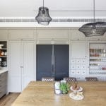 חזית מטבח כפרי אפור